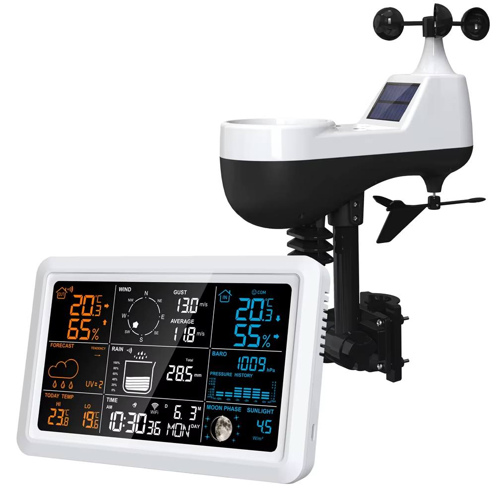 Weather Station in our village will give live weather data